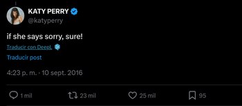 En 2016, Perry tuvo como