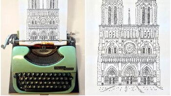 Un joven inglés crea obras