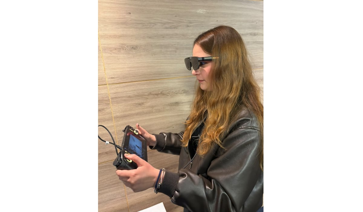 Las gafas ROG Xreal R1 son capaces de simular una pantalla de 171 pulgadas. (Infobae )