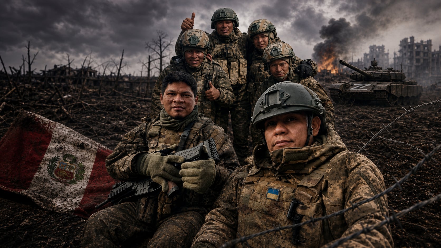 Peruanos engañados con falsas ofertas de trabajo terminaron como soldados en el frente de guerra entre Rusia y Ucrania. Sus familias denuncian amenazas, silencio oficial y una red criminal que no se ha detenido. (Imagen Ilustrativa Infobae)