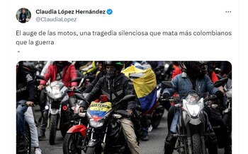 La exalcaldesa de Bogotá arremetió