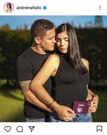 Andreina Fiallo y Javier Reina