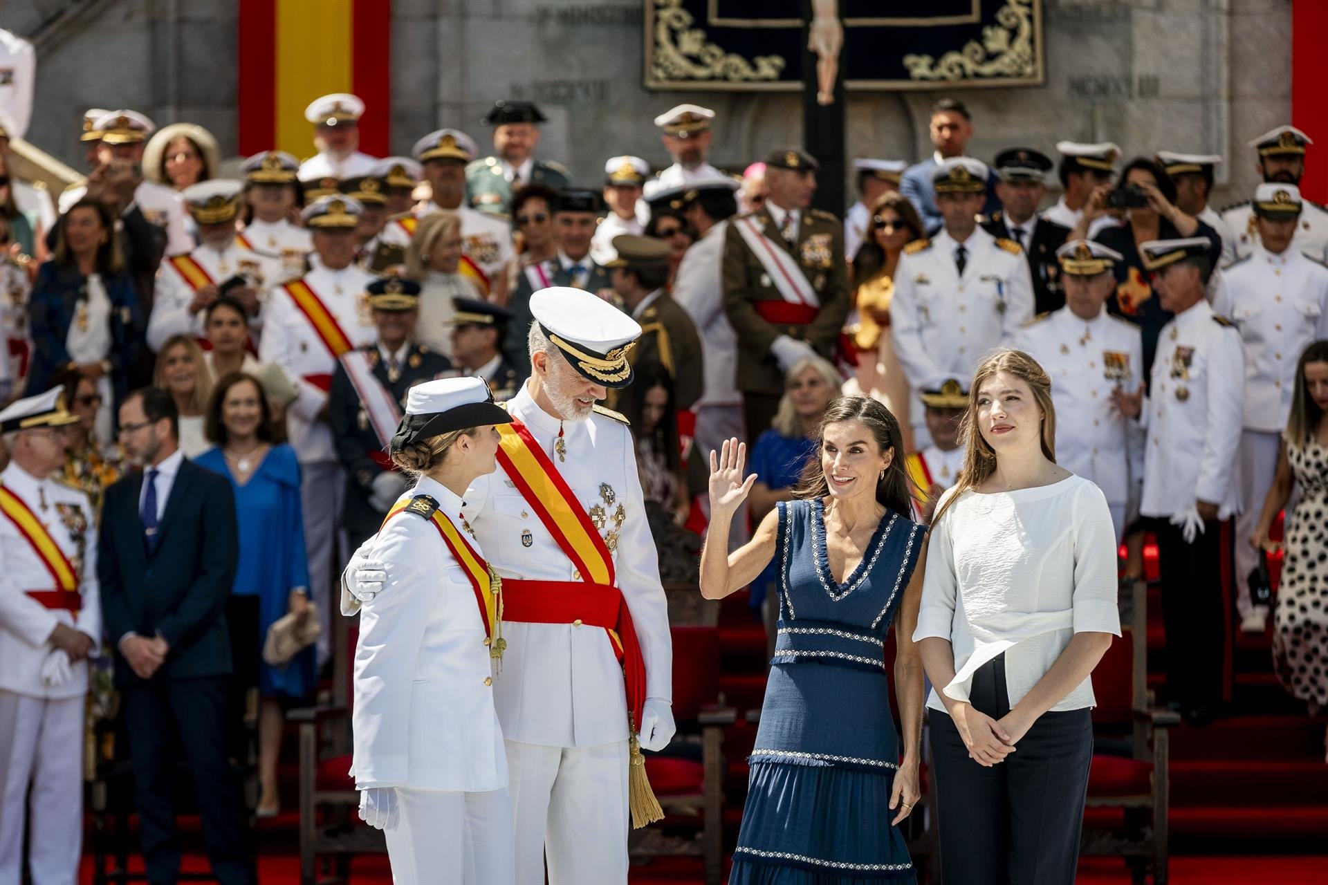 La reina Letizia amadrinará la fragata 'Roger de Lauria' el 27 de octubre en Ferrol