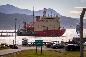 El rompehielos Almirante Irizar, símbolo