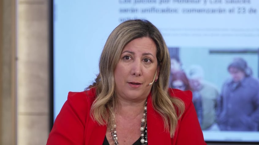 La especialista Andrea Falcone advirtió que la caída de la natalidad y la mayor longevidad modifican la estructura poblacional europea (Infobae en Vivo)