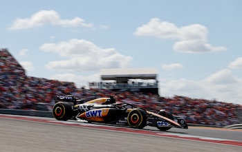 Esteban Ocon le quitó el récord de vuelta a Franco Colapinto en el final de la carrera norteamericana (REUTERS/Kaylee Greenlee Beal)