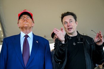 Elon Musk habla con Donald