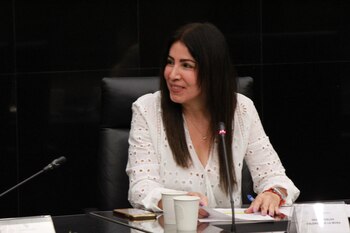 La senadora Gricelda Valencia de
