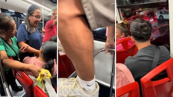 Una riña por un asiento