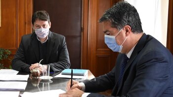 El subsecretario Federico Basualdo y