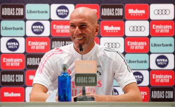 El entrenador del Real Madrid,