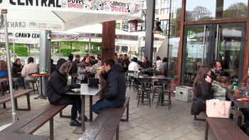 Terrazas en Bruselas. EFE/ Ricardo