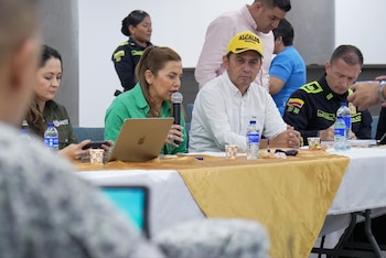 Gobernación del Meta intensifica estrategias de protección ciudadana y ofrece más recompensas para combatir el crimen - crédito @RafaelaCortesZ/X