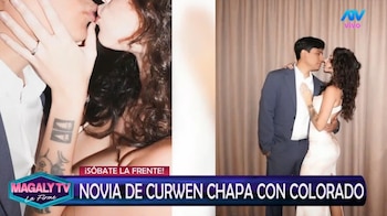 Carla Campos, pareja de Curwen: video la muestra bailando muy cerca de otro hombre en una discoteca, ¿se besaron? Captura: Magaly TV La Firme.