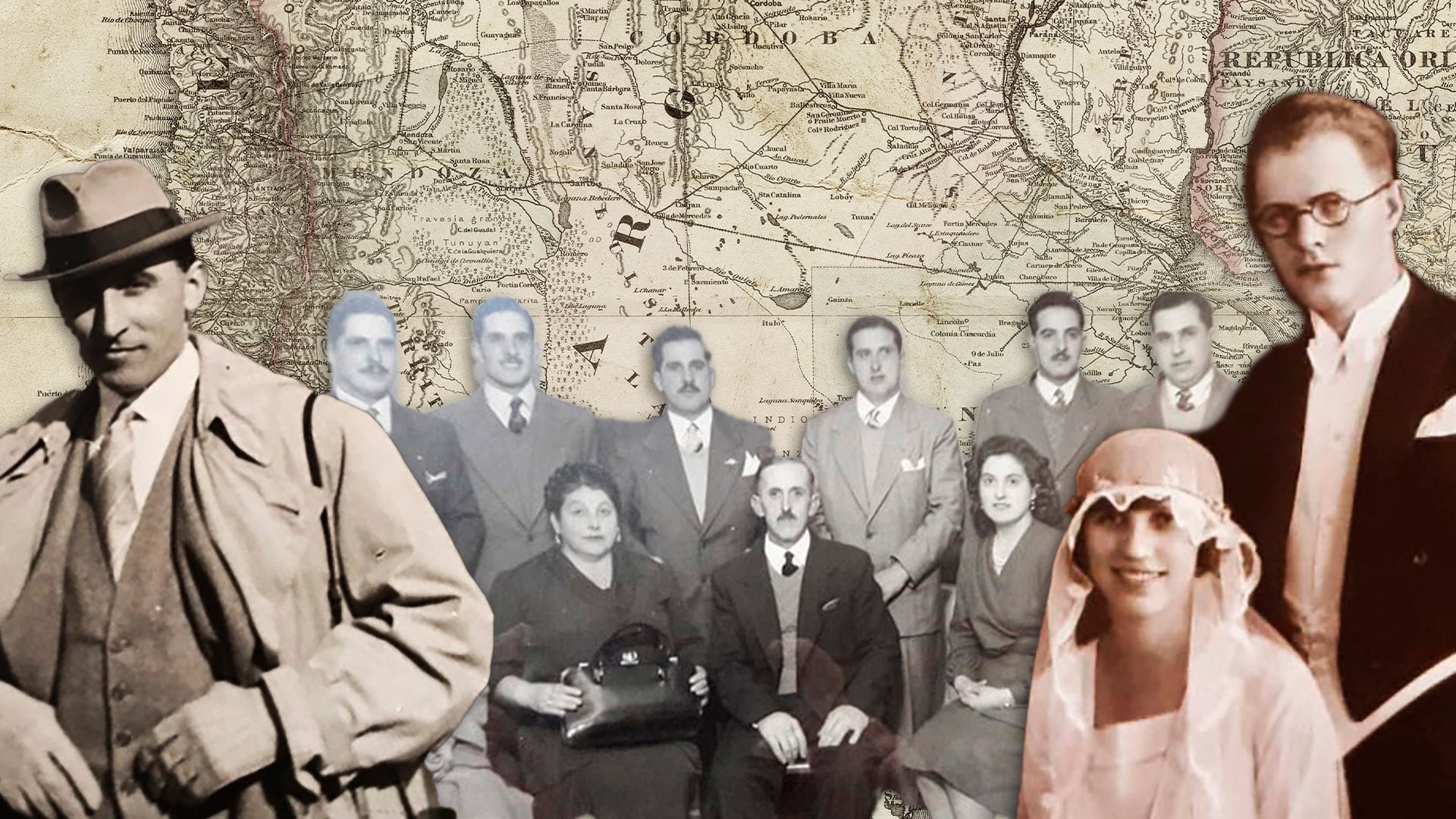 Inmigrantes europeos a su llegada a la Argentina, a comienzos del siglo XX, en un período marcado por la expansión demográfica y la formación de familias numerosas.