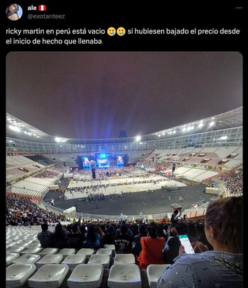 Asistentes del concierto de Ricky