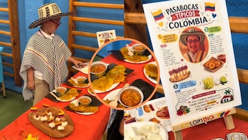 Niño colombiano conquistó con los sabores de su tierra en una competencia de cocina en España