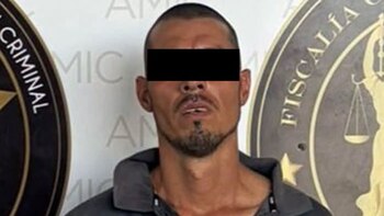 Detenido por el incendio. Crédito: FGJES