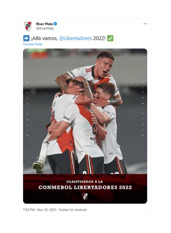 La confirmación de la clasificación