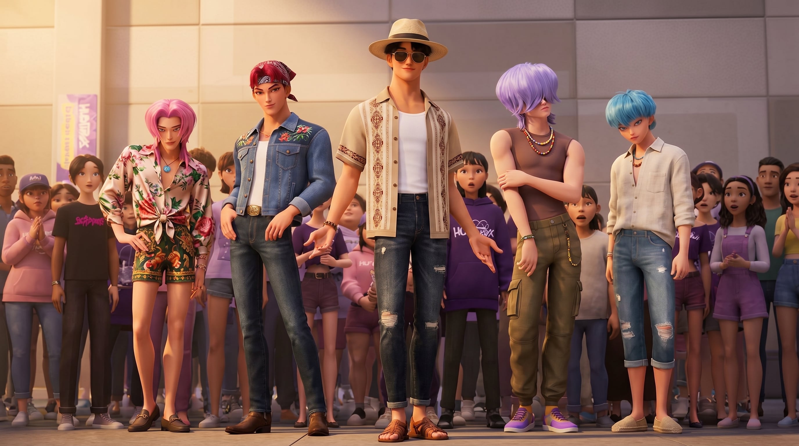 Los Saja Boys adoptan prendas tradicionales latinoamericanas y tonos tierra, dejando atrás los colores pastel del estilo K-pop convencional. (Imagen Ilustrativa Infobae)