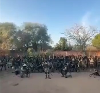 Parte del material difundido en