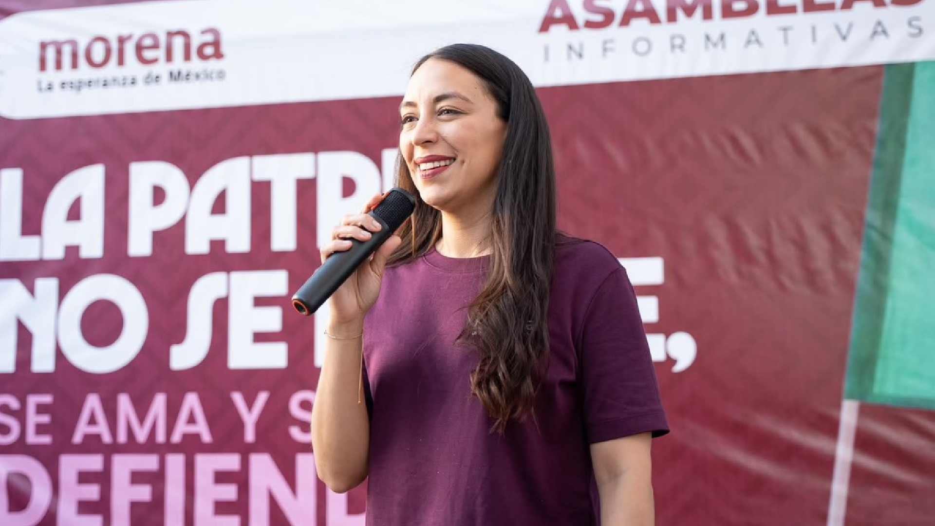 La aspirante al gobierno de Baja California, Julieta Ramírez, en un evento de precampaña.
Crédito: X/ @JulietaRamirezP