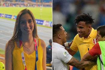 La periodista uruguaya Valentina Rossi