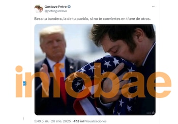 El presidente compartió una imagen