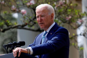 En la imagen, Joe Biden,