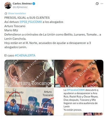 Carlos Jiménez dio a conocer