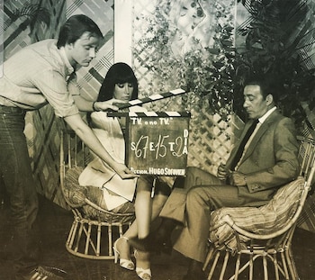 Un joven Juan José Campanella