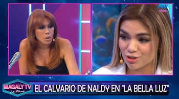 Naldy Saldaña se quiebra al recordar su salida de La Bella Luz: "Sentí que no tenía su apoyo". Captura: Magaly TV La Firme.