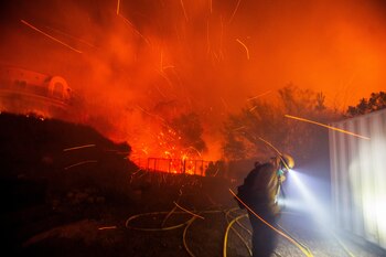 El incendio en Malibú ha