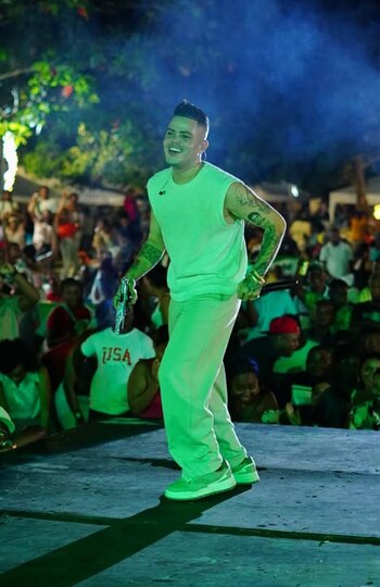 El cantante barranquillero de 25
