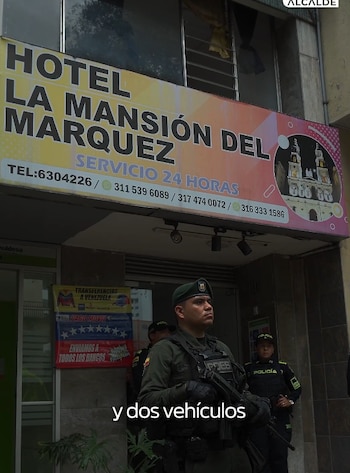 Este fue uno de los hoteles sellados, en el centro de Bucaramanga - crédito @Cportilla40/X