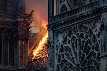 En abril se incendió parte