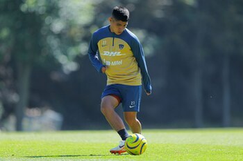 Piero Quispe llegó a inicios de año a Pumas UNAM procedente de Universitario de Deportes. - Crédito: Difusión