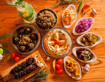 El circuito ofrece opciones vegetarianas,