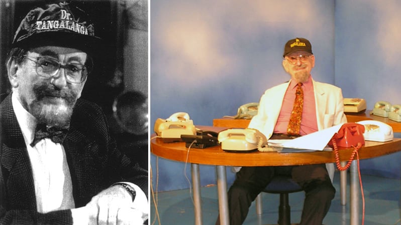 Julio Di Rissio en la piel del Doctor Tangalanga: en sus inicios y en su etapa de gloria en televisión, teatro y radio
