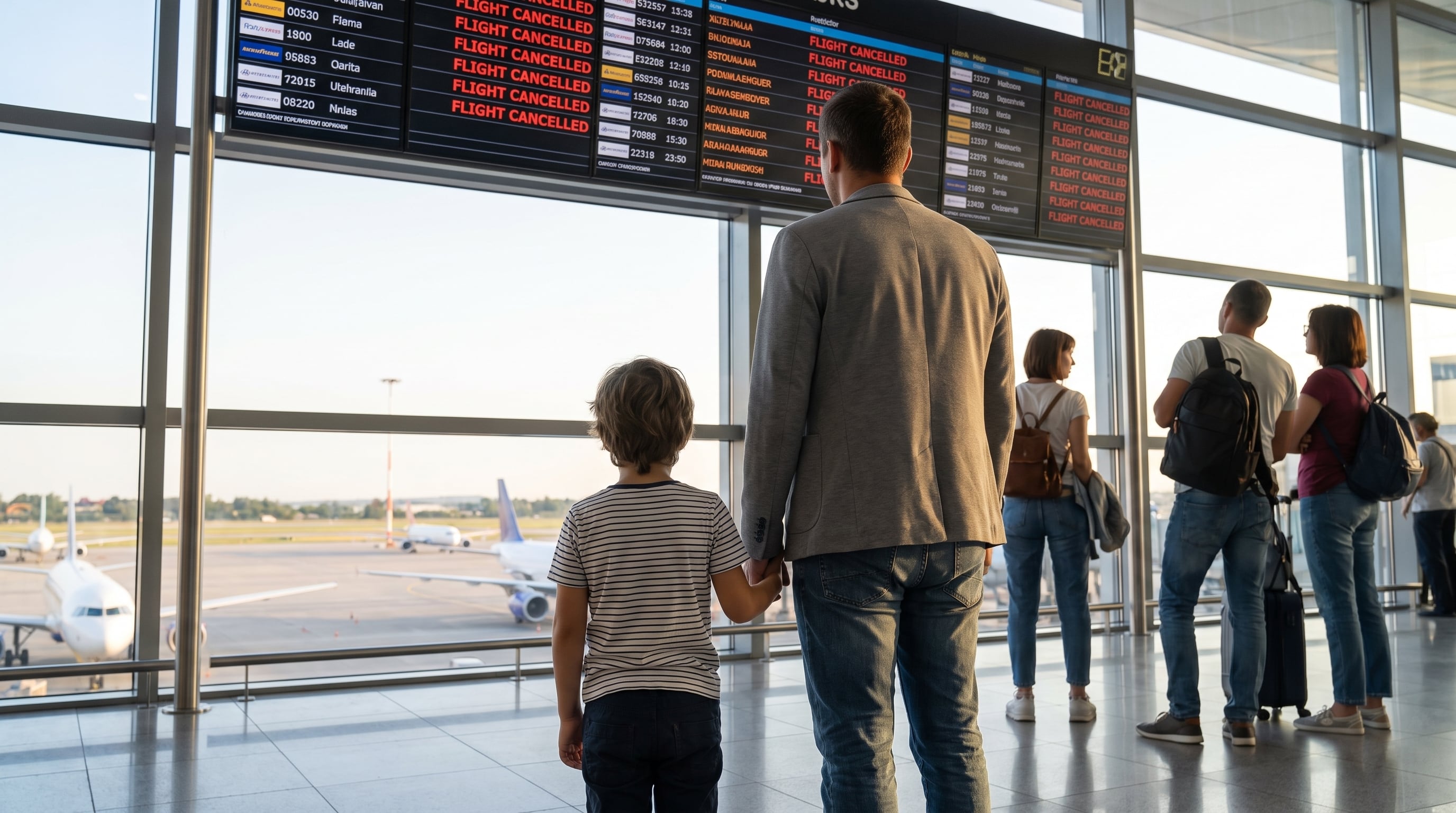 Porter Airlines ordenó el regreso de la aeronave a la terminal para retirar al menor y al adulto a cargo por incumplir las condiciones de seguridad (Imagen Ilustrativa Infobae)