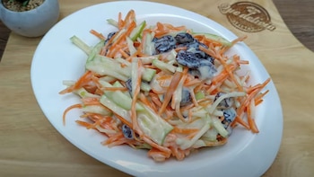 ensalada de zanahoria y manzana