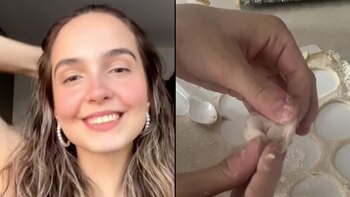 La joven recomendó un platillo