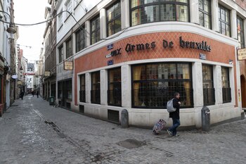 Las calles céntricas de Bruselas