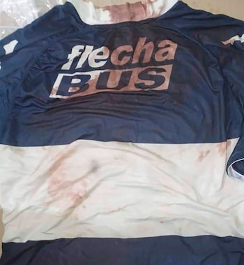 La camiseta ensangrentada que la