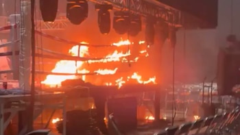 Secretario de Gobierno de Sonora descarta cobro de piso en la entidad tras incendio en evento de box de influencers