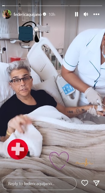 Federica no especificó si su