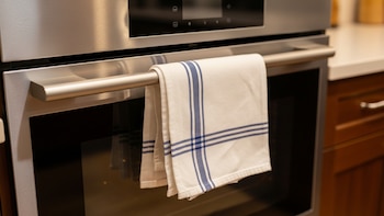 Por esto no tienes que dejar un paño de cocina en la puerta del horno: esto es todo lo que tienes que saber para que tu salud no corra peligro