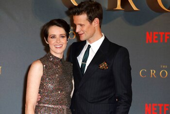 Claire Foy y Matt Smith