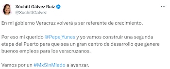 La panista afirma que con