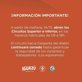 El comunicado que avisó sobre